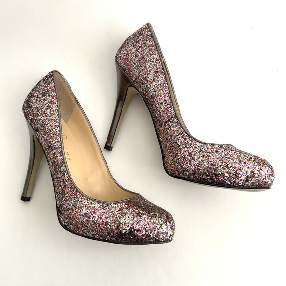 Ivanka Trump Glitter Kaydena Stiletto Heels Multicolor 8.5 - Picture 5 of 11